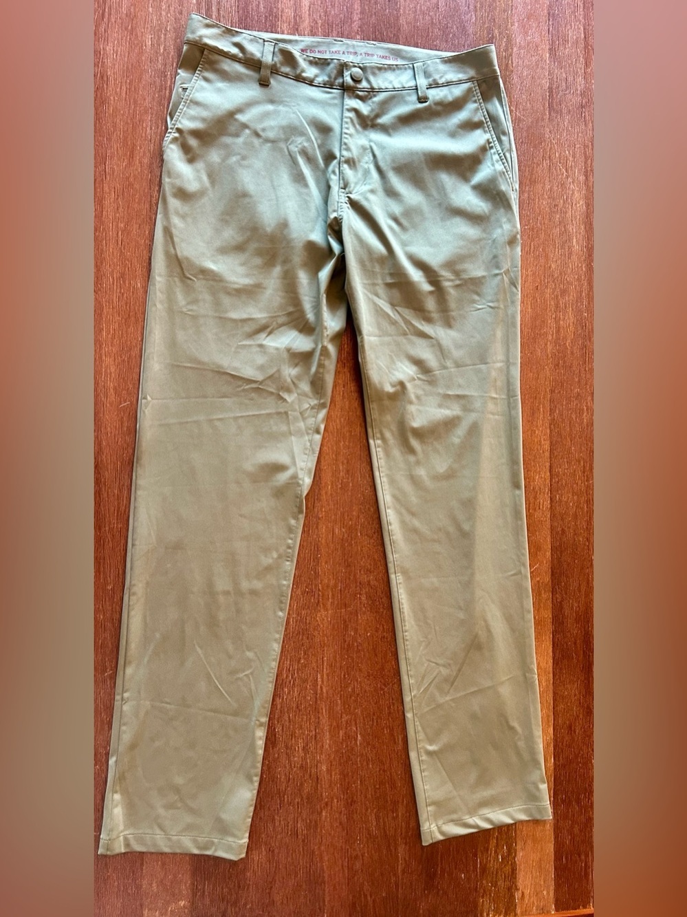 Rhone Commuter Classic Pants Men’s 33x33 Olive Green Performance Stretch